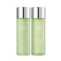 김정문 알로에 큐어 알로에 모이스트 카밍토너+에멀젼 기초 세트