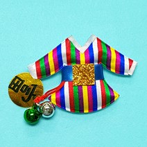 [공작새네005] 한복 브로치 (색동) 남자용 여자용, 남자용(5인)