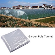비닐하우스 하우스용 비닐 정원 폴리 터널 온실 커버 식물 금속 프레임 보호대 지붕 패널 호일 온실 온실 플라스틱 필름 선반 없음 온실하우스, 3x10m