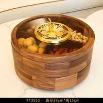 일본식 도시락 초밥 샌드위치 소풍 원형 목조 다과함 통, 3. 사슴 과일 2단B