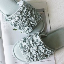 큐티 프릴 슬리퍼-민트