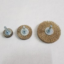 스텐 공업용 와이어 철 산업용 브러시(T형 브러쉬) 전동드릴 베이비 철 녹제거, T형 브러쉬 철 75mm