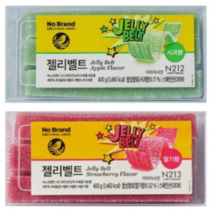 노브랜드 젤리 벨트 400g x 2개 (사과 + 딸기향) 콤콤, 1세트, 800g