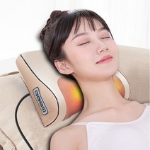 엔템 엑스템 목마사지기 뒷목 마사지기, 엑스템 안마베게(베이지)(어댑터추가)