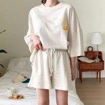 바보사랑 러블리스마일 루즈핏 프린팅 트레이닝세트(set799) .드레스날다