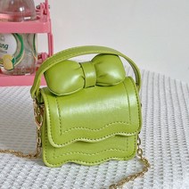 빅리본 체인 숄더 어린이 여아 핸드백 미니 가방