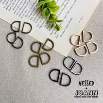 헤세드 국내제작)15mm 납작디링 금속부자재 (4개), 엔틱