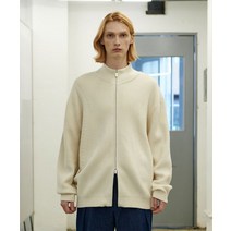 지플리시 램스울 집업 가디건 아이보리 LAMBS울 IV