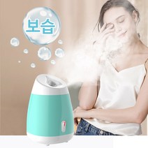 keka 얼굴 스팀기 과채 페이스 스티머 나노 미스트기 수분 공급 보습 120ML 물탱크, 그린