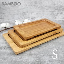 대나무 플레이팅 고기 도마 S 25x15 (플레이팅 고기도마 우드트레이 회접시 스시 초밥 일식집 나무도마), 소형
