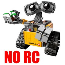 레고 호환 테크닉 블럭 아이디어 월 전자 로봇 빌딩 블록 기술 앱 RC 영화 피규어 선물 21303 장난감 조립, [02] WALLE NO RC nobox