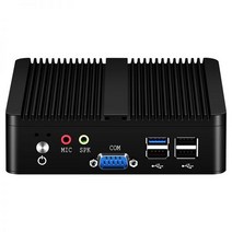 스틱PC 초 미니 PC MINIPC 안드로이드 피시 팬리스 산업용 PC 인텔 셀러론 J1900 쿼드코어 4x USB 듀얼 LAN 2x RS232 HDMI VGA WiFi 지원 윈, No RAM No SSD NoWiFi, Intel Celeron J1900