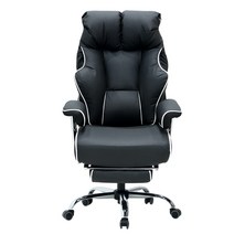오피스엔홈 아르네스 침대형 중역 사무용 컴퓨터 PC방 게이밍의자, 블랙