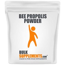 bulksupplements.com 꿀벌 프로폴리스 분말 - 꿀벌 꽃가루 분말 - 꿀벌 요법 - 남성을 위한 필수 꿀 - 항알코올 보충제500g - 1.1lbs, 250그램