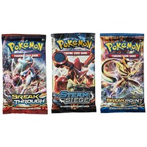 포켓몬 TCG 부스터팩 3개 총 30장 밸류 팩에는 랜덤 카드 3장이 포함 100 정통 브랜드 확장팩, 부스터 3개