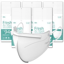 KF94 대형 에버프레쉬 에어 마스크 얇고 가벼운 쾌적 마스크 새부리형 귀편한 숨쉬기편한, 1개, 50매, 화이트