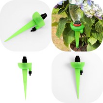 마트498 타이밍 화분 자동급수기 12p 그린 자동물주기 분재화분 애완식물 화분물주기 집에서대파키우기 토마토키