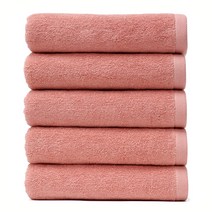 100%국내생산 타월톡톡 호텔수건 30수 140g 고급 수건, 피치, 15장