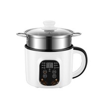 라면 자판기 즉석 조리기 무인 점포 찜 삶기 프라이팬, 스마트 인슐레이션 싱글팟 아이보리 화이트
