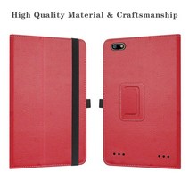 ebook리더기 이북 북 전자책 단말기 전자북케이스 Blackview Tab 12 10.1 "태블릿 탄성 잠금 접이식 커버 인치, 01 Red, 한개옵션1