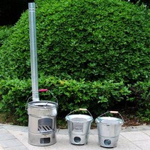 미니화목난로 텐트 리버스 주물 실내용 캠핑용 화목 티타늄 난로 나무 스토브 숯 스토브 난방 스토브 야외 피크닉 바베큐 스토브 나무 굽기 스토브 숯 스토브 캠핑 휴대용 장작 스토브, 대형 장작 난로 스테인리스 + 굴