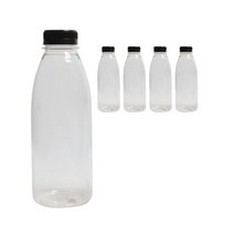 피크닉하우스 우유 보틀병 5p, 혼합 색상, 450ml
