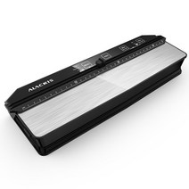 자동 실링기 업소용 가정용 커피캔 포장 비닐 접착기 수직형 수평형 밴드실러 alacris 듀얼 펌프 식품 진공 실러 5 모드 자동 식품 포장 기계 필름 실러 진공 포장기 식품, 은회색