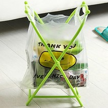 토벗 캠핑용 간이 접이식 쓰레기통 쓰레기봉투 비닐 고정 걸이 분리수거