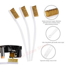 분무기 고익 고압 3Pcs 3D 프린터 압출기 핫 엔드 부품 노즐 청소 도구 Prusa i3/ Ender 3/ 3 Pro/Mega i3 용 황동 칫솔