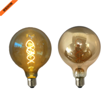 LED 에디슨 전구 회오리 필라멘트 G125 볼구 인테리어 디자인 램프 4W E26 전구색