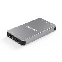 넥스트 NEXT-7324HVC-4K C타입 to HDMI 외장형 캡쳐보드 영상 비디오 편집 캡쳐카드 1인방송 크리에이터 유튜브 영상편집보드-외장형, 선택없음