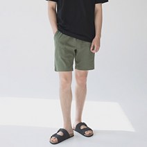 M~5XL 남자 빅사이즈 린넨 스판 워싱 5부 여름 반바지