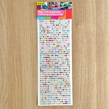 비즈스티커 큐빅스티커 접착비즈 보석비즈 보석스티커 다꾸 꾸미기 67종, 꽃 비즈 35번, 1개