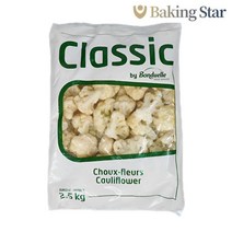 냉동 컬리플라워 2.5kg 봉듀엘사 냉동야채 콜리플라워라이스, 냉동바질250g