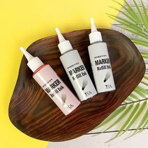 하이생잉크마카 스크린 보드마카 리필잉크 하이라인 무광화이트보드, 레드1P