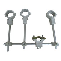 다중 피드 Ku 밴드 LNB 홀더 LNBF 브래킷 ku 접시 안테나에서 최대 4 LNB 고정, 한개옵션0