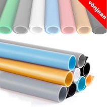 본젠 VDR-H102 카메라 조명 사진영상 촬영 스크린 PVC 배경지 100x100cm (스튜디오 개인방송 제품촬영 등), VDR-H102W 배경지 - 화이트 + 보관 파우치