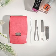 도매토피아 쓰리세븐 손톱깎이 TS-77VC PINK 네일케어세트 SET, 1개