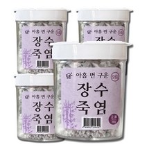 일촌 9번 구운 9회 장수죽염 알갱이(38g)-전통방식 구회 구죽염 용융소금, 4개