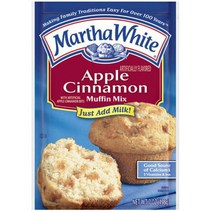 (미국) 마사 애플 시나몬 머핀 믹스 198g 6팩 Martha White Muffin Mix Apple Cinnamon 7.0 oz. (Pack of 6)