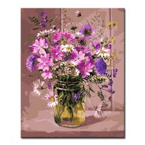 DIY캔버스페인팅 명화그리기 유화- 정물 40x50, S11_코스모스 순정