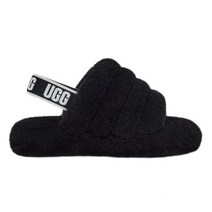 UGG Fluff Yeah Slide Black (Kids)