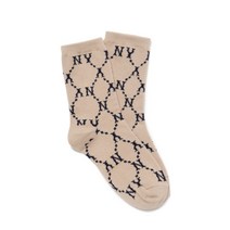 엠엘비 키즈 다이아 모노그램 일대일 양말 뉴욕양키스 베이지 7ASOM022N-50BGS