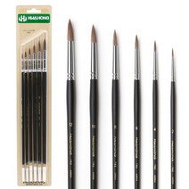 화홍 782 수채화붓6본조세트, 화홍 수채화붓 782 6본조 세트