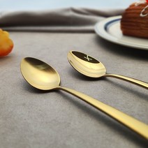 까사무띠 라페스타 디너 3종 세트 스푼 포크 나이프, 라페스타 디너3종세트 (유광), 골드 (디너스푼+포크+나이프)