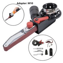 샌딩기 샌더기 사포 원형 전동 m10 angle 그라인더 diy 샌더 샌딩 벨트 어댑터, 벨트 샌더