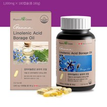 캐나다산 감마리놀렌산 보라지유오일 혈행개선 콜레스테롤개선 생리통영양제 6개월분 1000mg x 180캡슐