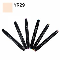 신한 뉴터치트윈마카 YR29 베어리베이지 6개입신한 뉴터치트윈마카 YR29 베어리베이지 매직 마카펜 펜 마카 문구 사무용품, 본상품