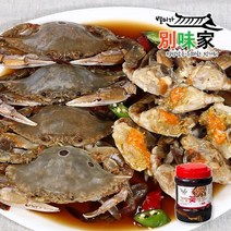 [별미가] 밥도둑 깔끔 여수 전통방식 삼점 암꽃게 간장게장 2kg, 별미 암꽃게장 2kg