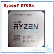 AMD-라이젠 7 3700X CPU 프로세서 3.6 GHz 7NM L3 32M 100-000000071 8 코어 Sinteen-Thread AM4 소켓
